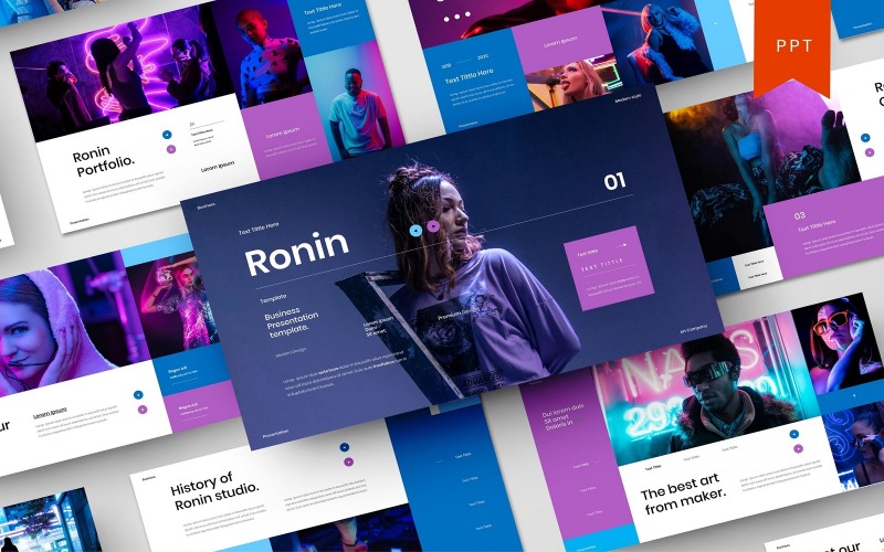 Ronin – šablona Business PowerPoint