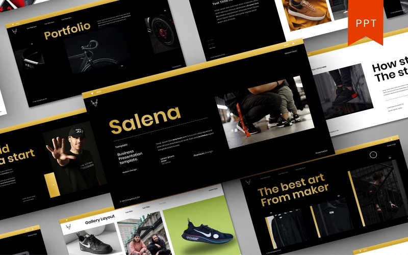 Salena -商业PowerPoint模板*