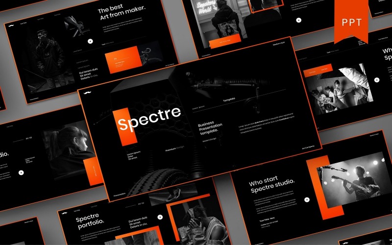 Spectre – šablona Business PowerPoint