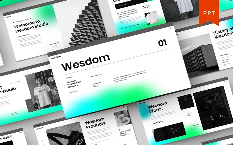 Wesdom – шаблон PowerPoint