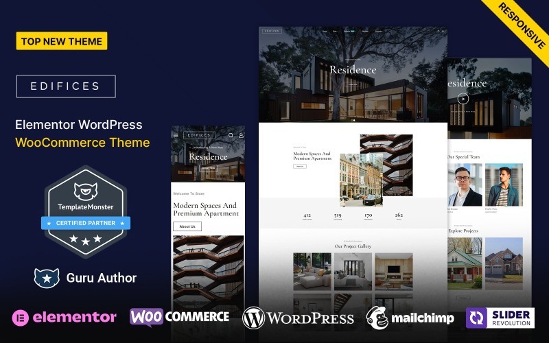 Budynki - Motyw WordPress Architektura i nieruchomości