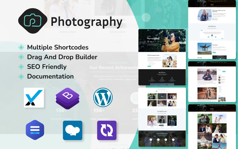 Fotografie Portfolio WordPress Thema