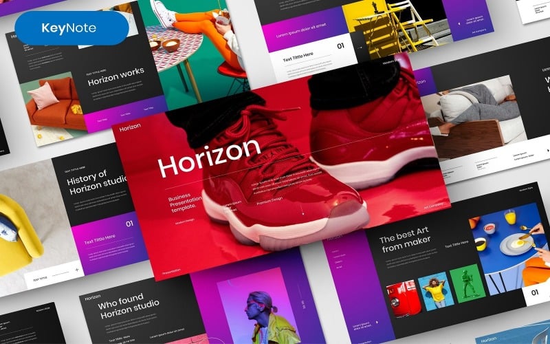 Horizon – Modelo de Keynote de Negócios