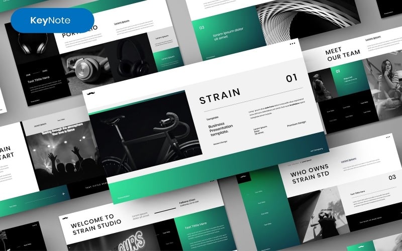 Strain – Business Keynote Template*