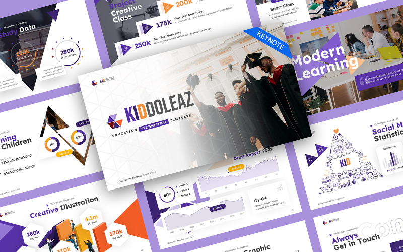 Kiddoleaz教育主题模板