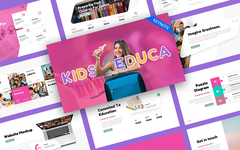 KidsEduca Education Keynote Template