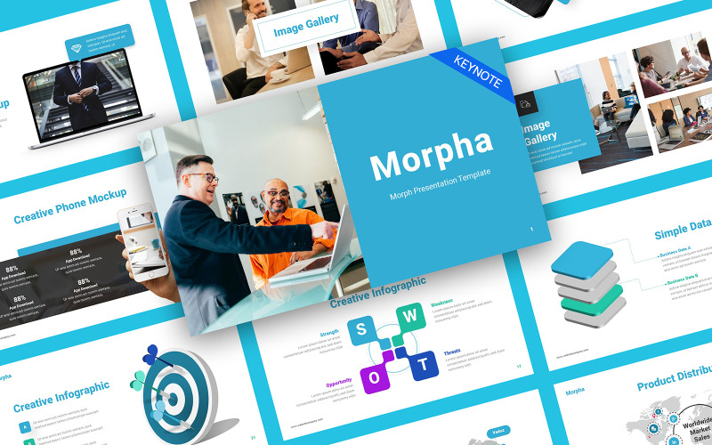 Morpha Morph Animation Keynote Template