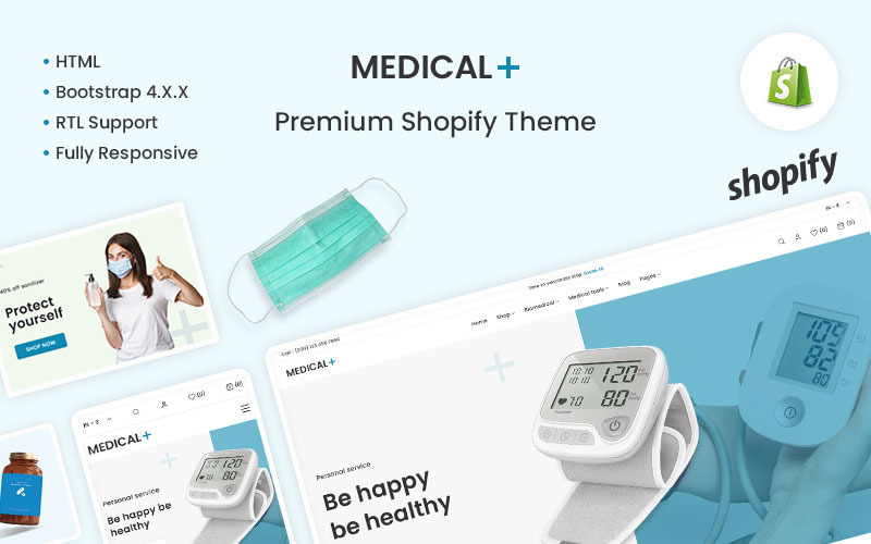 Medisch - Het Medisch & Gezondheidszorg Premium Shopify-thema
