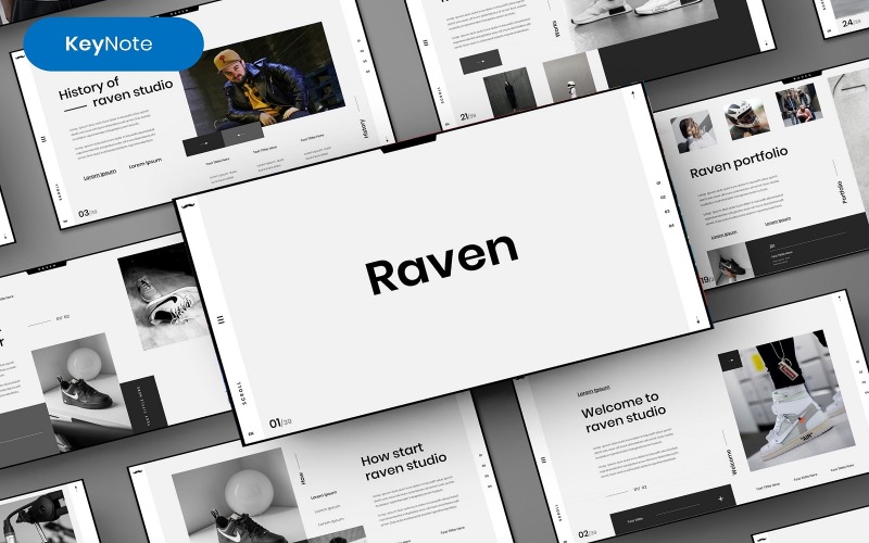 Raven -商业主题演讲模板
