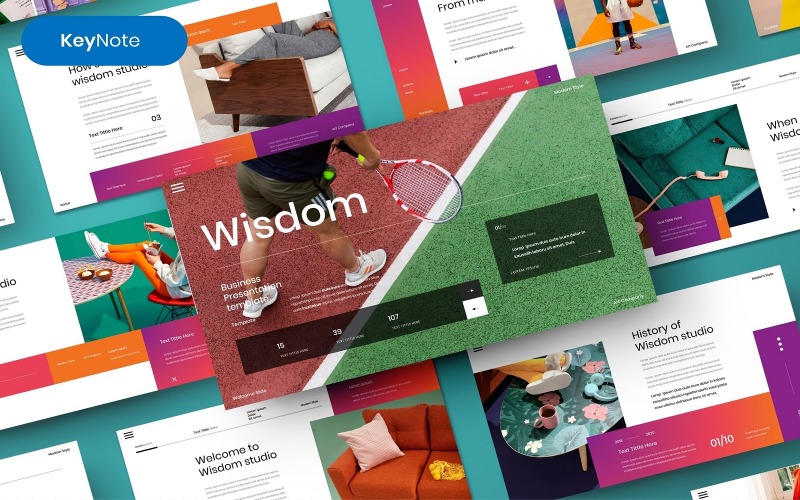 Wisdom – Business Keynote Template