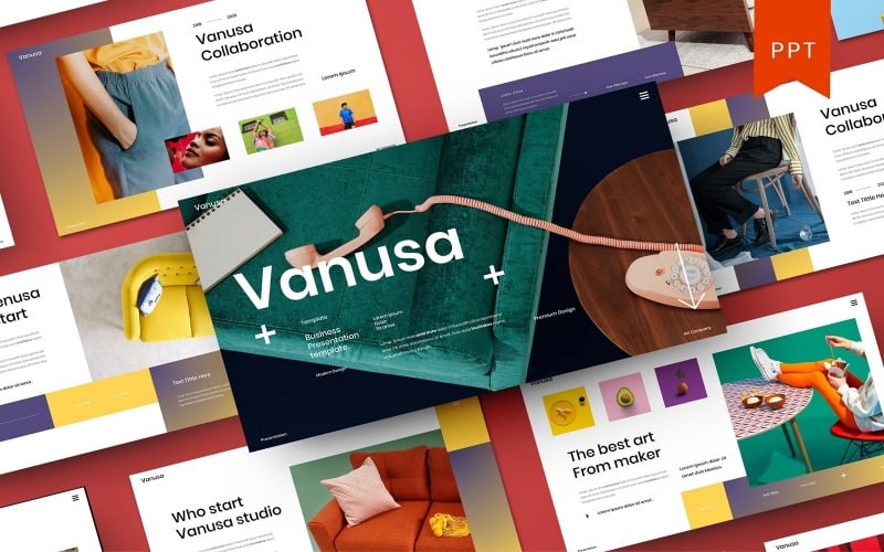Vanusa -商业PowerPoint模板