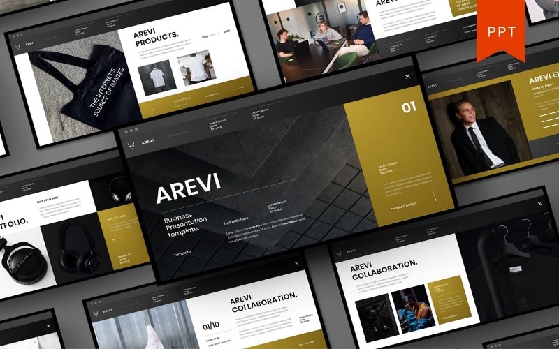 Arevi -商业PowerPoint模板