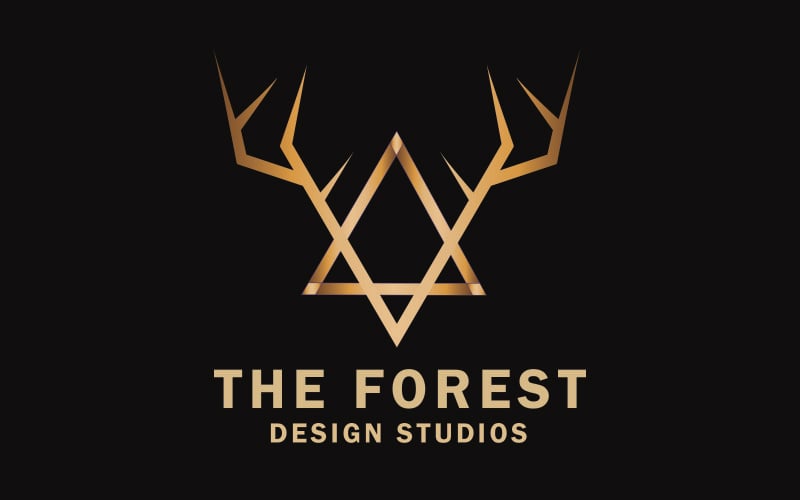 A aventura do logotipo da floresta