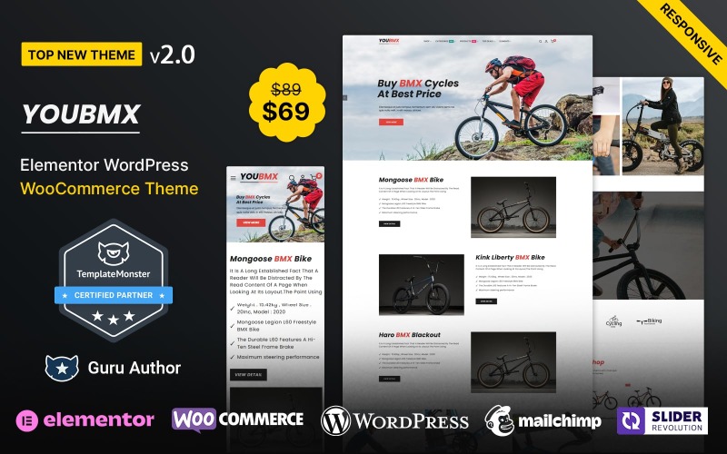 YOUBMX - BMS ve Bisiklete binme WordPress Teması