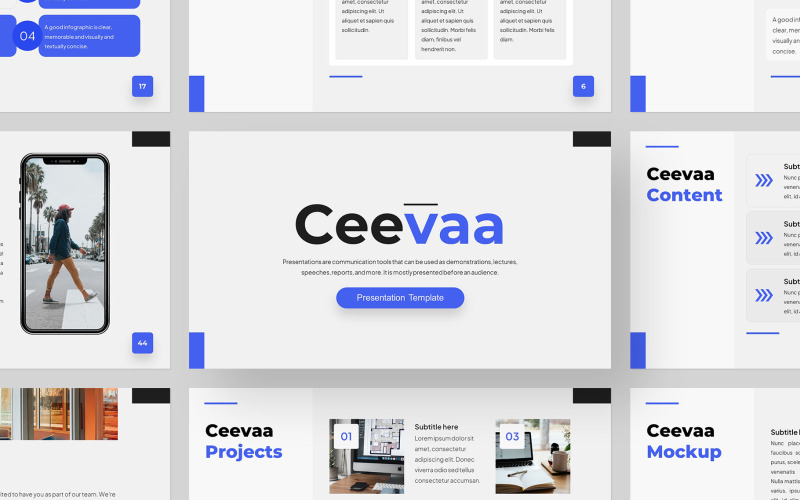 Ceevaa PowerPoint sablon