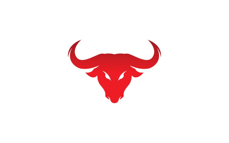 Векторный символ логотипа быка V5