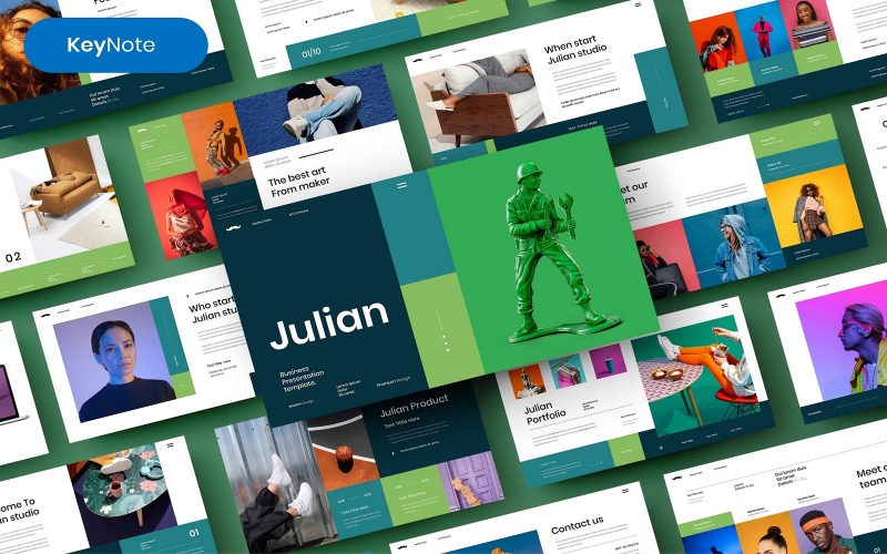 Julian – Modèle de présentation d'entreprise