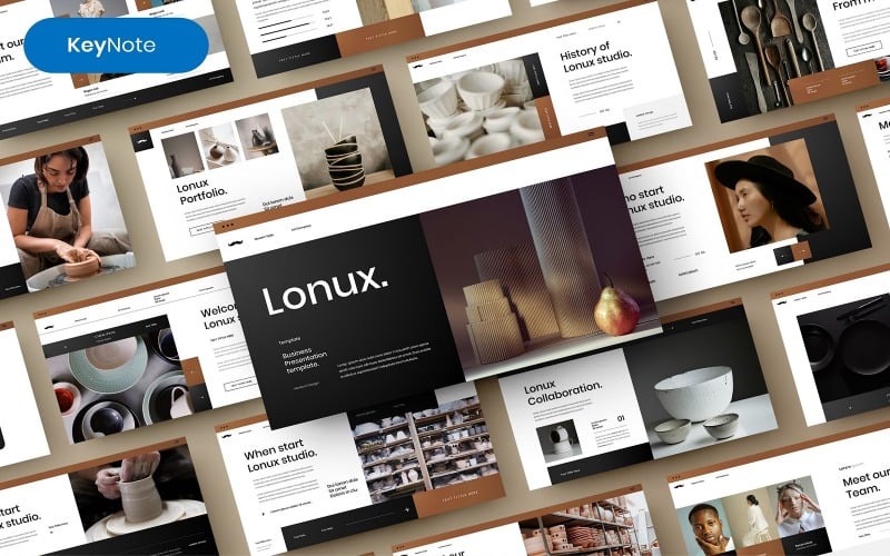 Lonux—业务演示模板