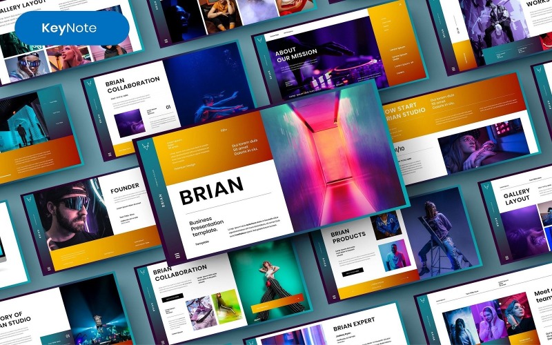 Brian – Business Keynote Şablonu