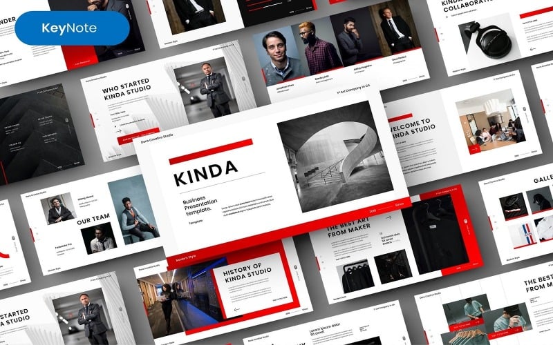 Kinda – Business Keynote Template