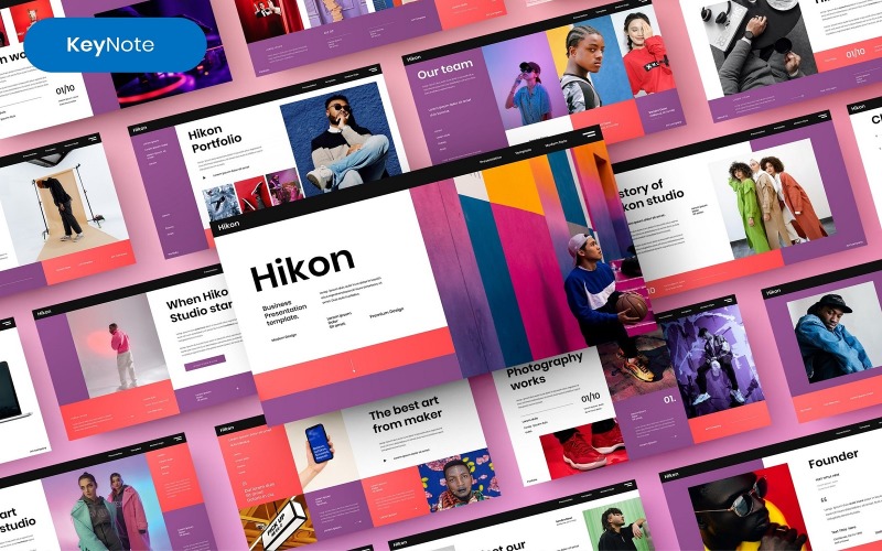 Hikon — Шаблон бизнес-презентации