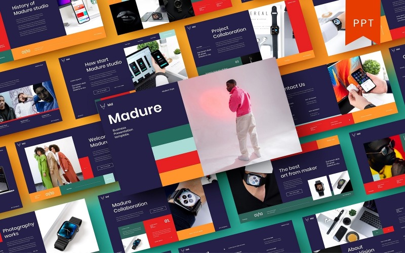 Madure – šablona Business PowerPoint