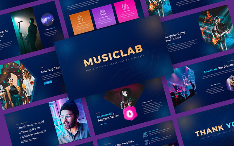 Musiclab -音乐节主展示模板