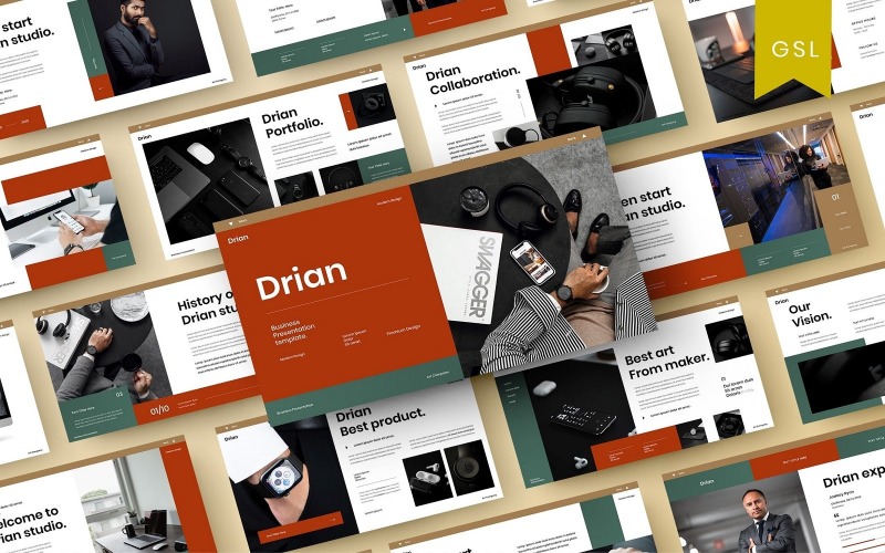 Drian - Business Google Slide Template