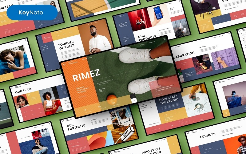 Rimez -企业Keynote模板