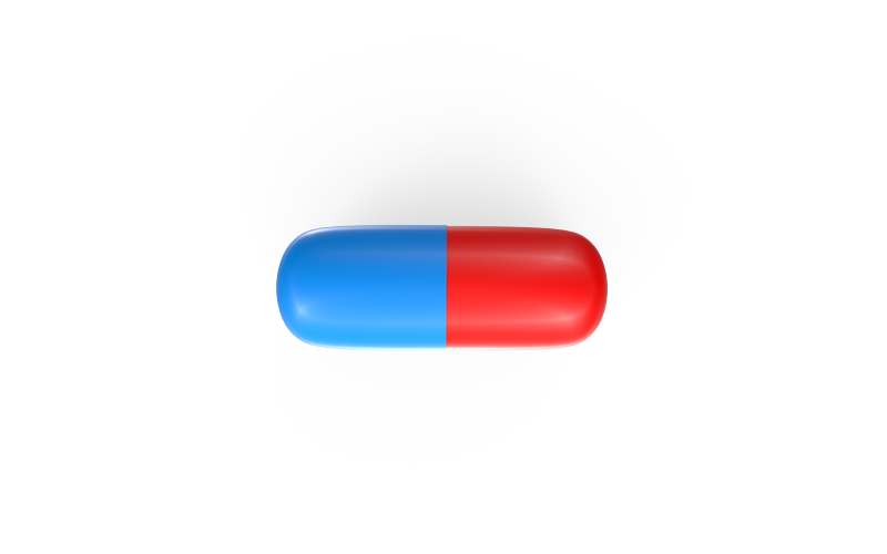 Medical Pill Low-poly 3D model