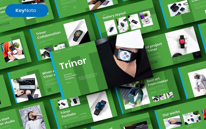 Triner -商务主题演讲模板