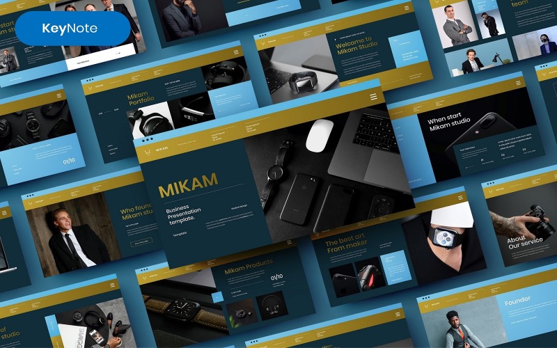 Mikam -企业Keynote模板
