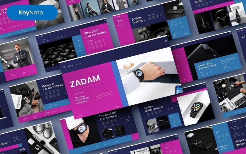 Zadam — Шаблон бизнес-презентации