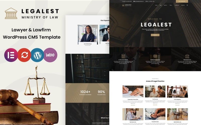 Legalest - WordPress主题为律师和律师事务所
