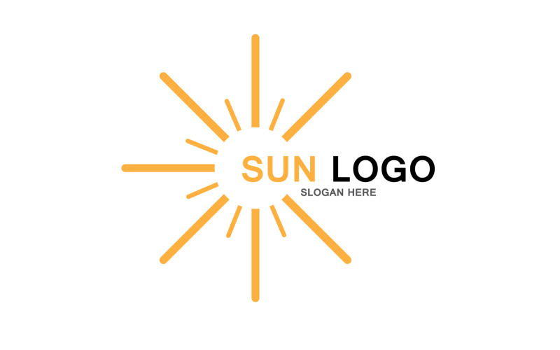 Sun Vector Logo And Symbol V1 259056 TemplateMonster