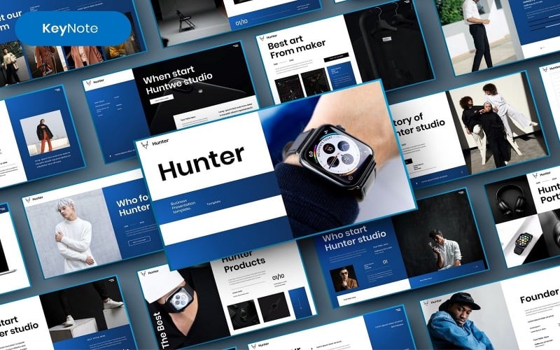 Hunter - Plantilla de Keynote de negocios