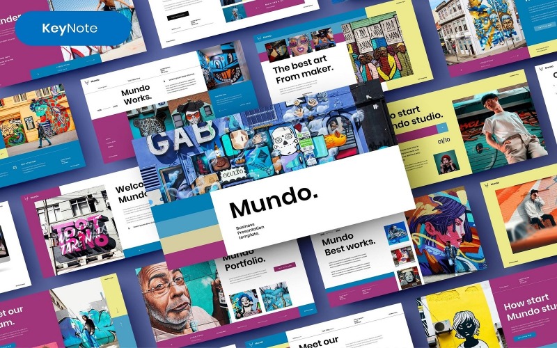 Mundo -商业主题演讲模板