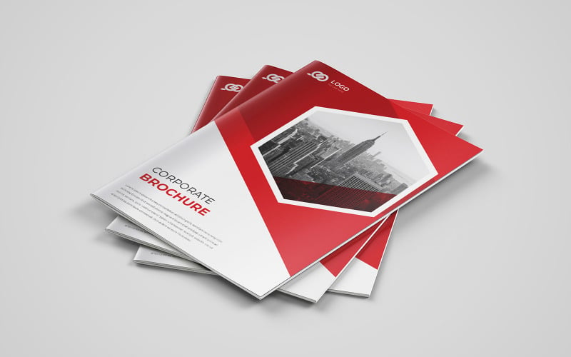 Дизайн шаблона бизнес-профиля новой корпоративной компании 16-страничный шаблон бизнес-брошюры