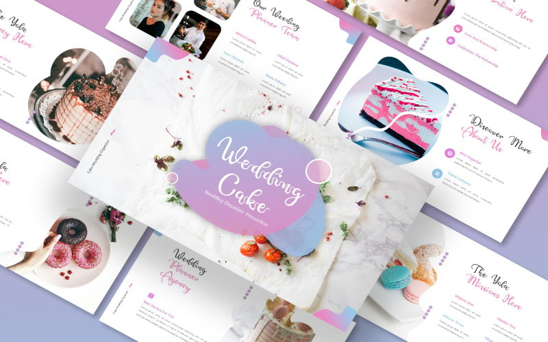 Cake Wedding Presentation Keynote Template