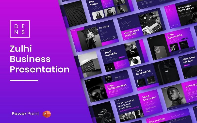 Zulhi – Busines PowerPoint Template