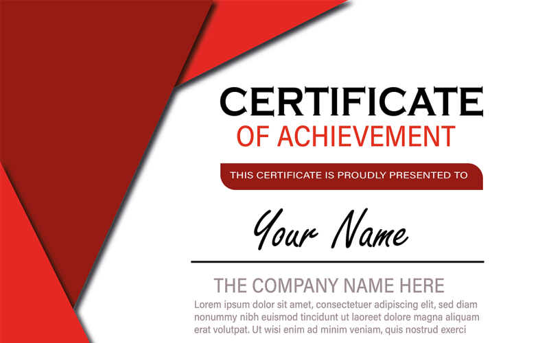 Modern Certificate Template1