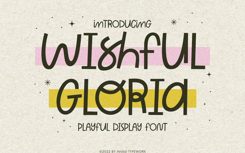 Wishful Gloria - Speels krullend lettertype