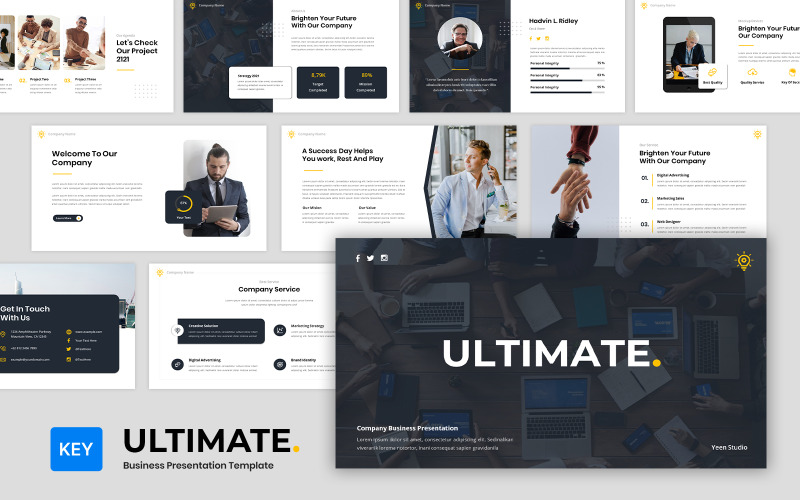 Ultimate - Company Business Presentation Keynote Template