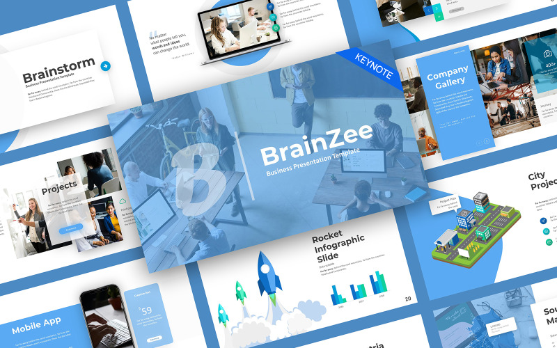 BrainZee Business Keynote Template