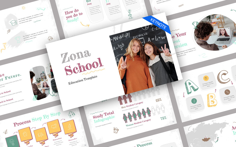 Zona School Education Keynote Template