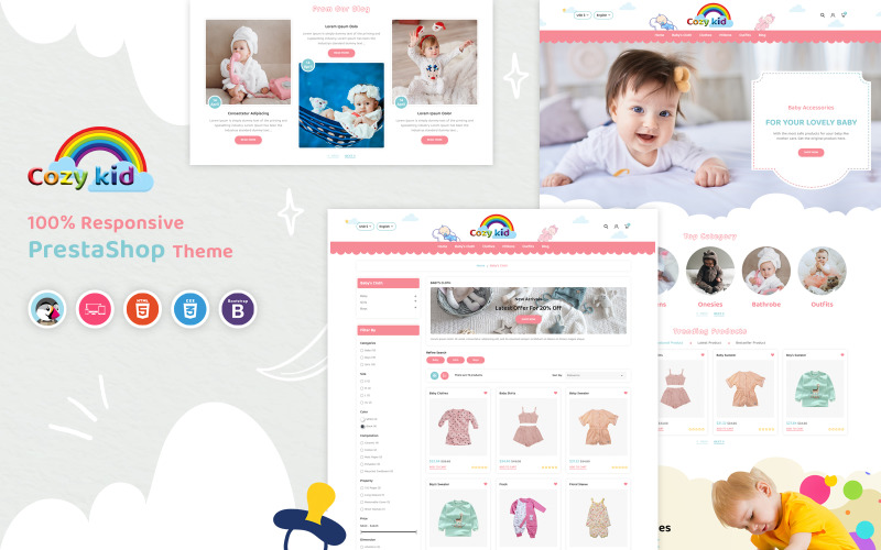 Cozykid - Responsiv PrestaShop-mall