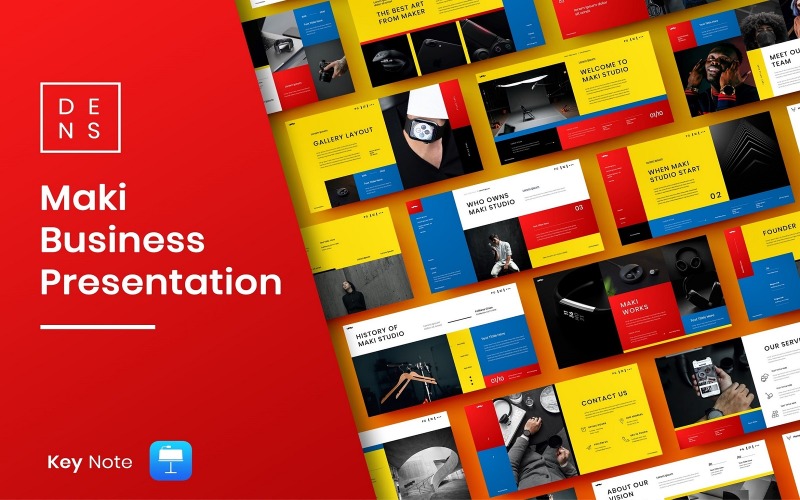 Maki – Business Keynote Template