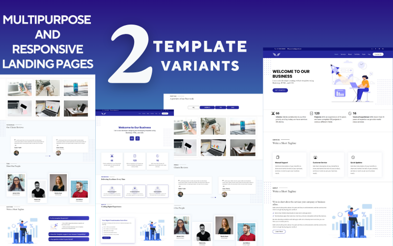 Norman Multi Purpose Landing Page Template