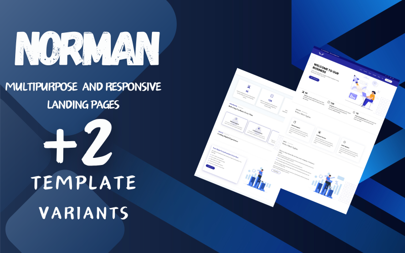 Norman Multi Purpose Landing Page Template