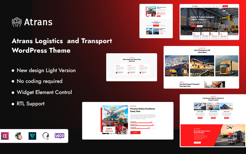 Atrans - Logistiek en Transport WordPress Thema